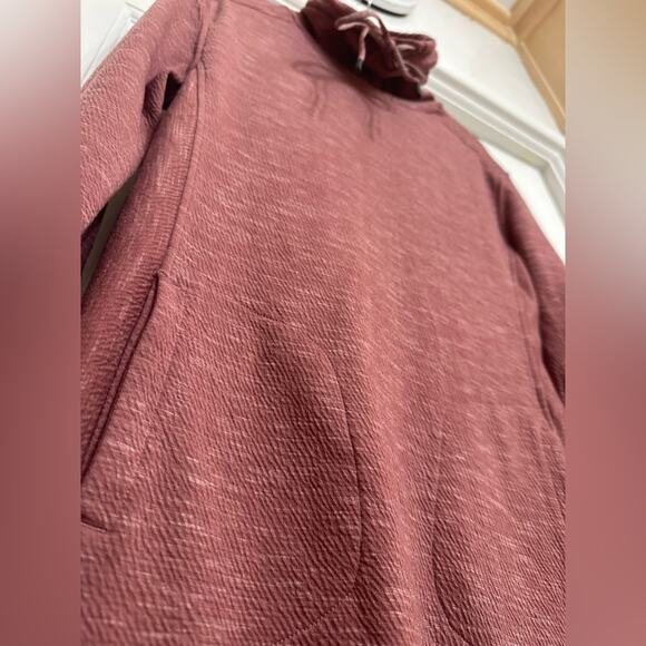 prAna Women's Sunrise Dress, Cowl Neck, Sweater, Recycled, Pink, Small - Picture 9 of 13